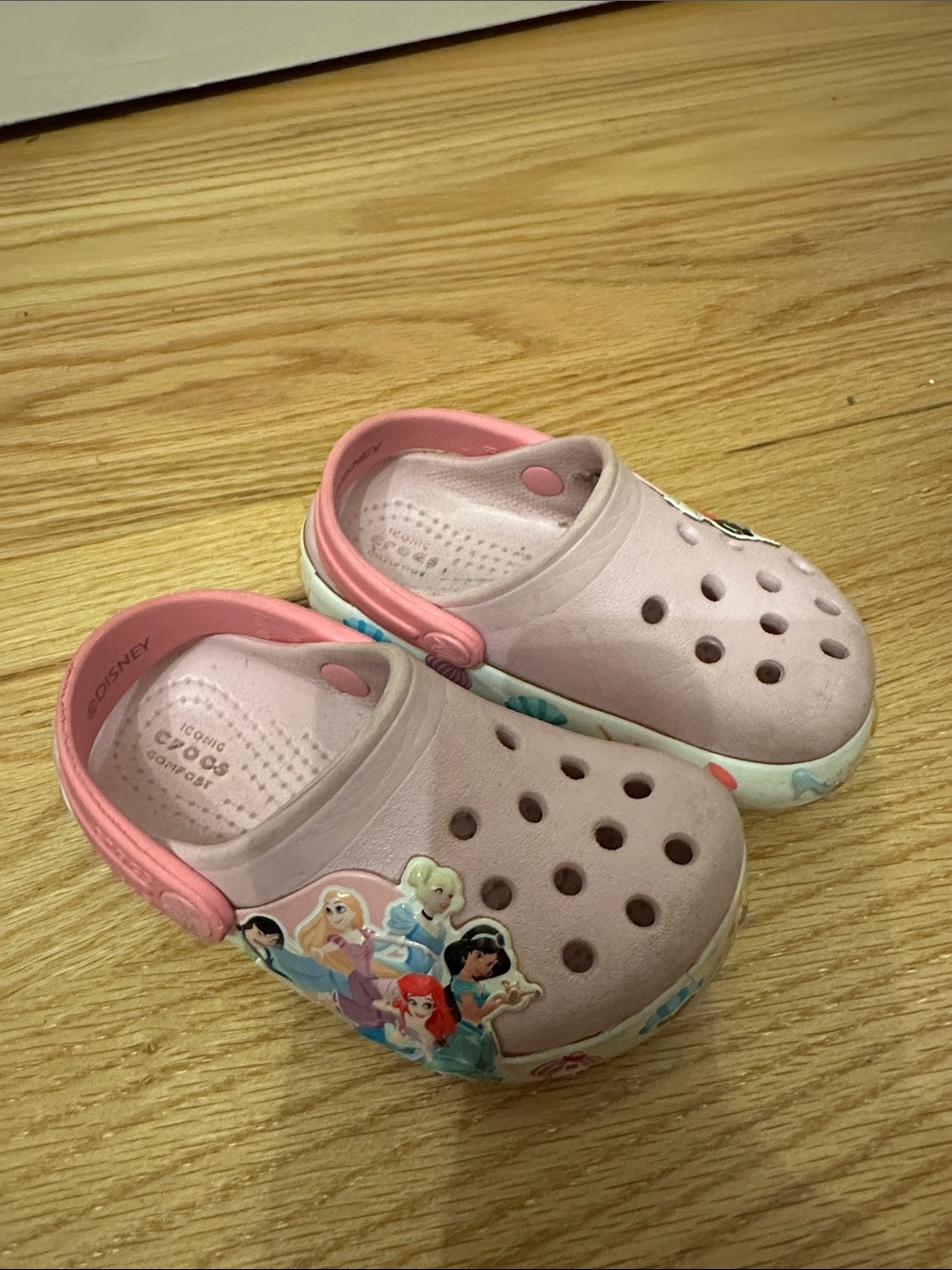 Girls' Pink Princess Clog Shoes - Kids